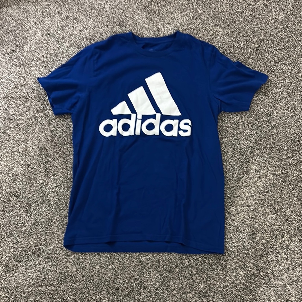 Adidas Blue T-Shirt with Logo